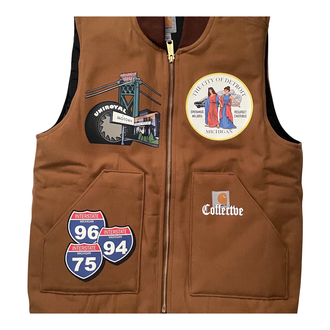 Carhartt Vest Brown | The Collectve